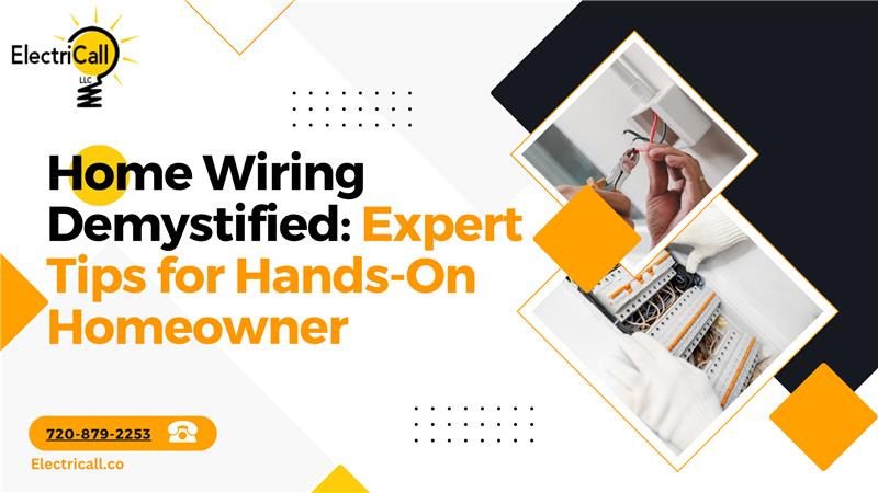 Home wiring safety tips for homeowners by ElectriCall LLC — expert advice for DIY electrical work, rewiring, and home electrical repairs in Denver, CO.
