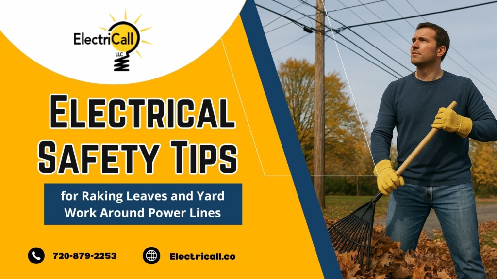 Electrical safety tips for raking leaves and yard work near power lines in Colorado – ElectriCall LLC