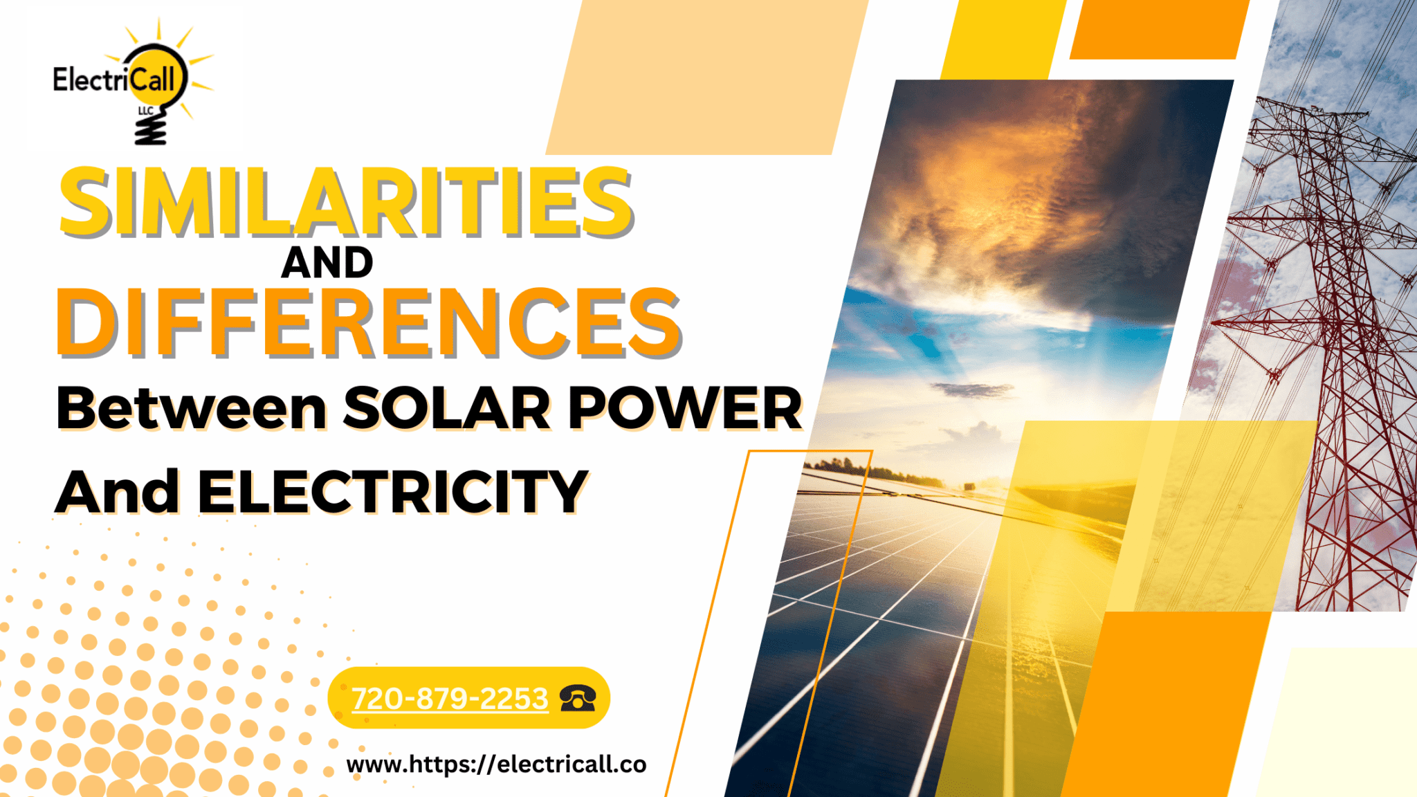 Similarities And Differences Between Solar Power And Electricity